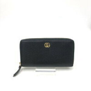 Gucci GG Marmont round zipper Long wallet leather